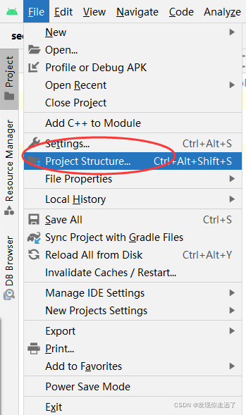 android studio设置jdk版本项目设置和全局设置